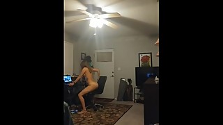 Spy camera, at that moment in time, when my wife is riding black cock webcaming chaturbate.