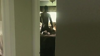 The man fucked her, cheating wife with huge black bull just after work.
